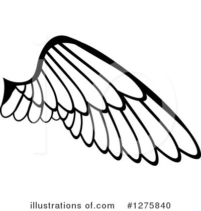 Royalty-Free (RF) Wing Clipart Illustration by Vector Tradition SM - Stock Sample #1275840