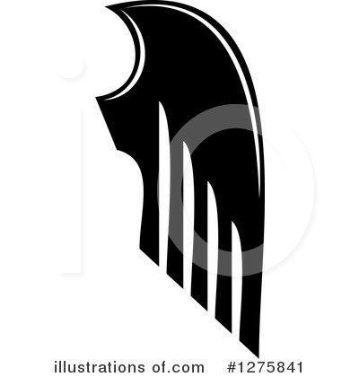Royalty-Free (RF) Wing Clipart Illustration by Vector Tradition SM - Stock Sample #1275841