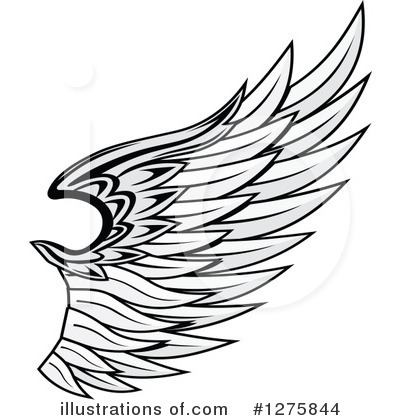 Royalty-Free (RF) Wing Clipart Illustration by Vector Tradition SM - Stock Sample #1275844