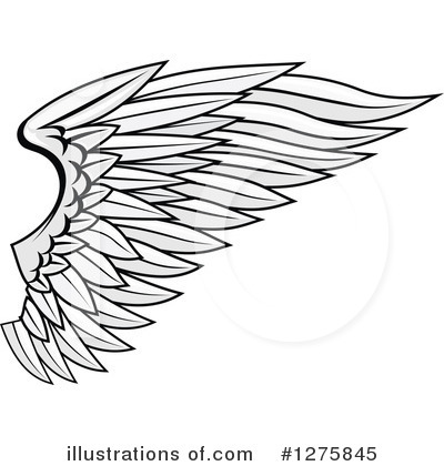 Royalty-Free (RF) Wing Clipart Illustration by Vector Tradition SM - Stock Sample #1275845