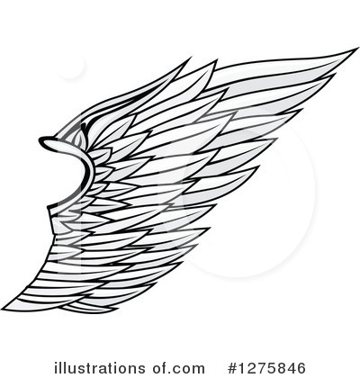 Royalty-Free (RF) Wing Clipart Illustration by Vector Tradition SM - Stock Sample #1275846