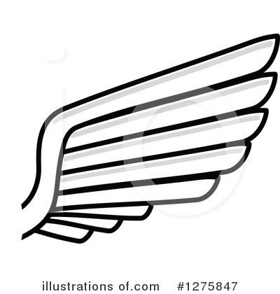 Royalty-Free (RF) Wing Clipart Illustration by Vector Tradition SM - Stock Sample #1275847