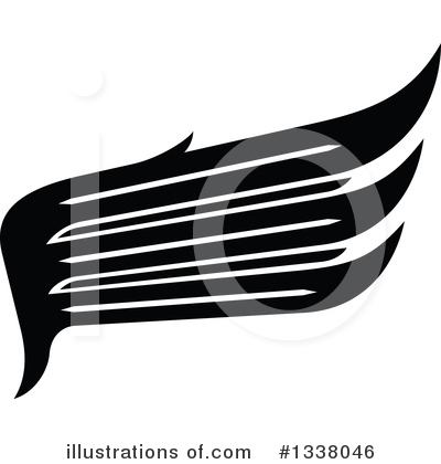 Royalty-Free (RF) Wing Clipart Illustration by Vector Tradition SM - Stock Sample #1338046