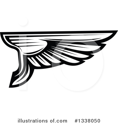 Royalty-Free (RF) Wing Clipart Illustration by Vector Tradition SM - Stock Sample #1338050