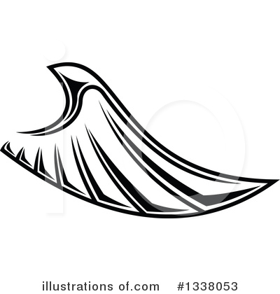 Royalty-Free (RF) Wing Clipart Illustration by Vector Tradition SM - Stock Sample #1338053