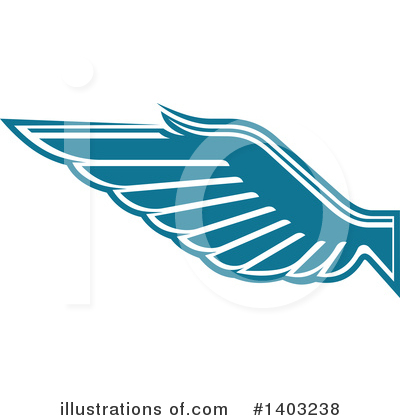 Royalty-Free (RF) Wing Clipart Illustration by Vector Tradition SM - Stock Sample #1403238