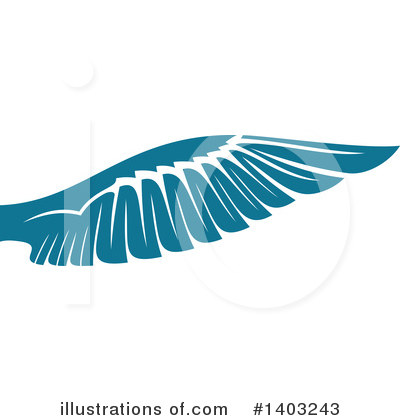 Royalty-Free (RF) Wing Clipart Illustration by Vector Tradition SM - Stock Sample #1403243