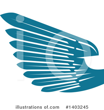 Royalty-Free (RF) Wing Clipart Illustration by Vector Tradition SM - Stock Sample #1403245