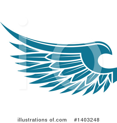 Royalty-Free (RF) Wing Clipart Illustration by Vector Tradition SM - Stock Sample #1403248