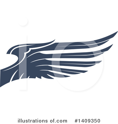 Royalty-Free (RF) Wing Clipart Illustration by Vector Tradition SM - Stock Sample #1409350
