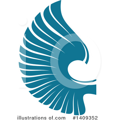 Royalty-Free (RF) Wing Clipart Illustration by Vector Tradition SM - Stock Sample #1409352