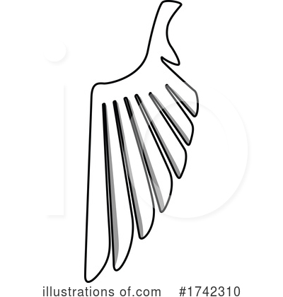 Royalty-Free (RF) Wing Clipart Illustration by dero - Stock Sample #1742310