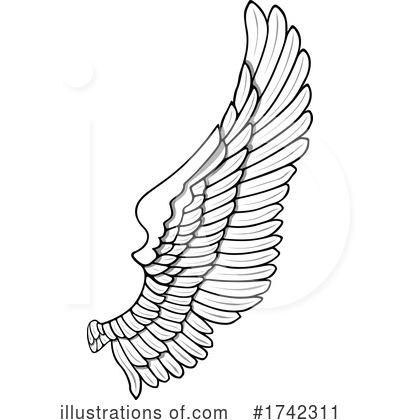 Royalty-Free (RF) Wing Clipart Illustration by dero - Stock Sample #1742311