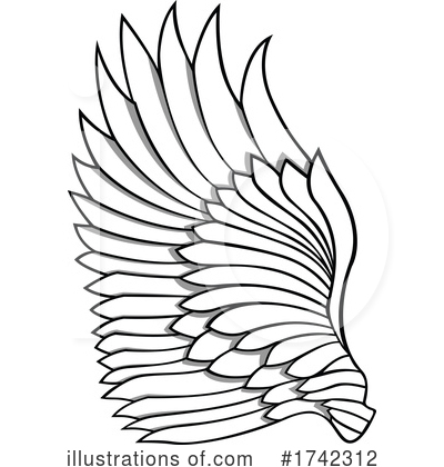 Royalty-Free (RF) Wing Clipart Illustration by dero - Stock Sample #1742312