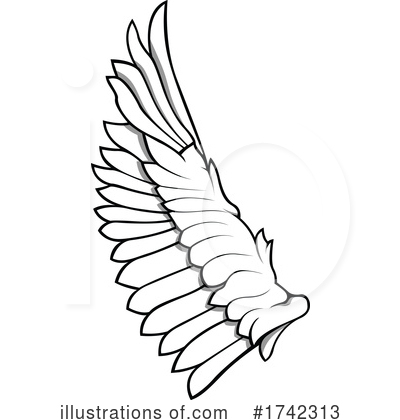Royalty-Free (RF) Wing Clipart Illustration by dero - Stock Sample #1742313