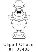 Winged Buffalo Clipart #1199483 by Cory Thoman