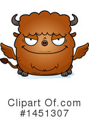 Winged Buffalo Clipart #1451307 by Cory Thoman