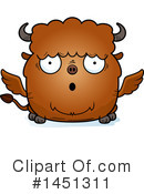 Winged Buffalo Clipart #1451311 by Cory Thoman