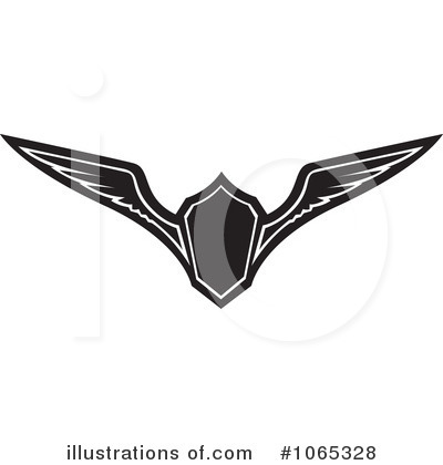 Royalty-Free (RF) Wings Clipart Illustration by Vector Tradition SM - Stock Sample #1065328