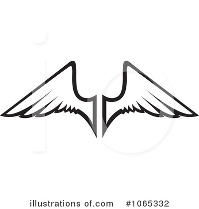 Royalty-Free (RF) Wings Clipart Illustration by Vector Tradition SM - Stock Sample #1065332