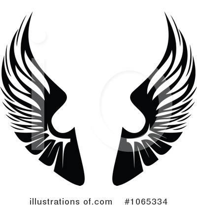 Royalty-Free (RF) Wings Clipart Illustration by Vector Tradition SM - Stock Sample #1065334