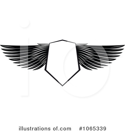 Royalty-Free (RF) Wings Clipart Illustration by Vector Tradition SM - Stock Sample #1065339