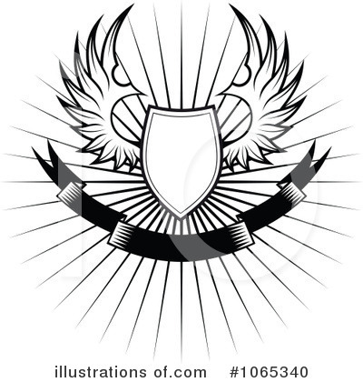 Royalty-Free (RF) Wings Clipart Illustration by Vector Tradition SM - Stock Sample #1065340