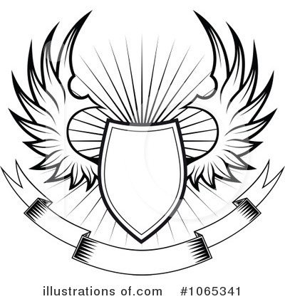 Royalty-Free (RF) Wings Clipart Illustration by Vector Tradition SM - Stock Sample #1065341