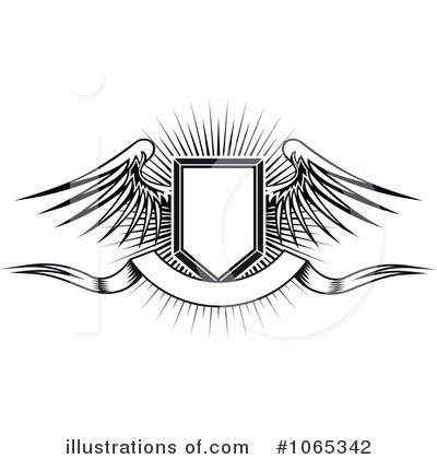 Royalty-Free (RF) Wings Clipart Illustration by Vector Tradition SM - Stock Sample #1065342