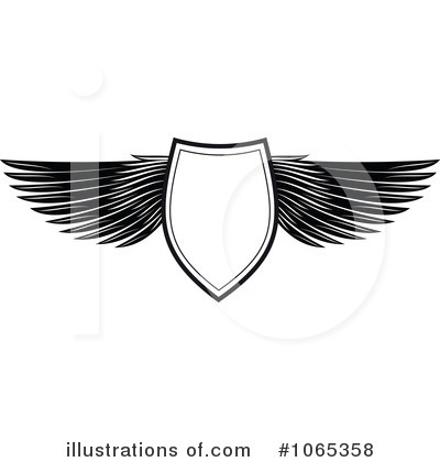 Royalty-Free (RF) Wings Clipart Illustration by Vector Tradition SM - Stock Sample #1065358