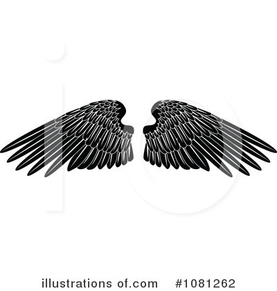 Royalty-Free (RF) Wings Clipart Illustration by AtStockIllustration - Stock Sample #1081262