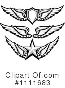 Wings Clipart #1111683 by Chromaco