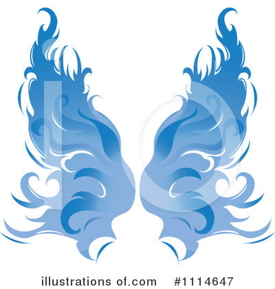 Royalty-Free (RF) Wings Clipart Illustration by Pams Clipart - Stock Sample #1114647
