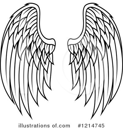 Royalty-Free (RF) Wings Clipart Illustration by Vector Tradition SM - Stock Sample #1214745