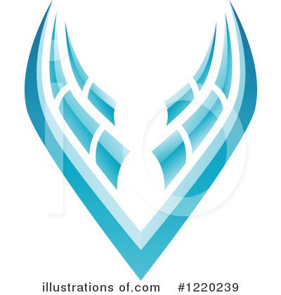 Royalty-Free (RF) Wings Clipart Illustration by cidepix - Stock Sample #1220239