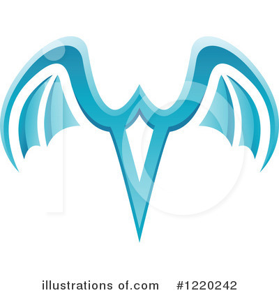 Royalty-Free (RF) Wings Clipart Illustration by cidepix - Stock Sample #1220242