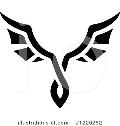 Royalty-Free (RF) Wings Clipart Illustration by cidepix - Stock Sample #1220252