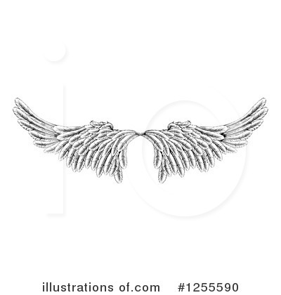 Wings Clipart #1255590 by AtStockIllustration