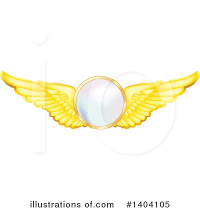 Royalty-Free (RF) Wings Clipart Illustration by inkgraphics - Stock Sample #1404105