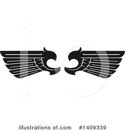 Royalty-Free (RF) Wings Clipart Illustration by Vector Tradition SM - Stock Sample #1409339