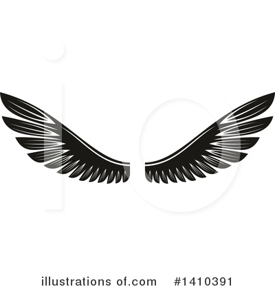 Royalty-Free (RF) Wings Clipart Illustration by Vector Tradition SM - Stock Sample #1410391