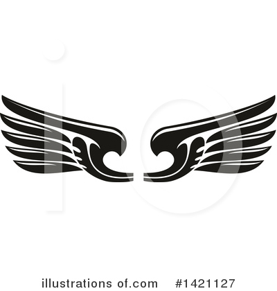 Royalty-Free (RF) Wings Clipart Illustration by Vector Tradition SM - Stock Sample #1421127