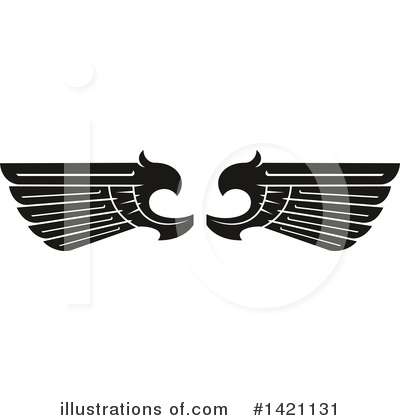 Royalty-Free (RF) Wings Clipart Illustration by Vector Tradition SM - Stock Sample #1421131