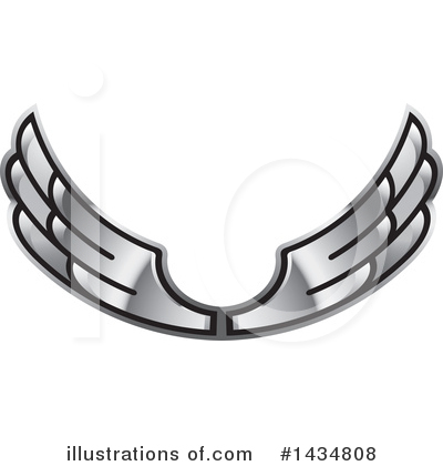 Royalty-Free (RF) Wings Clipart Illustration by Lal Perera - Stock Sample #1434808