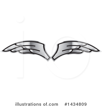 Royalty-Free (RF) Wings Clipart Illustration by Lal Perera - Stock Sample #1434809