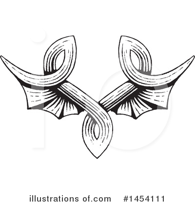 Royalty-Free (RF) Wings Clipart Illustration by cidepix - Stock Sample #1454111