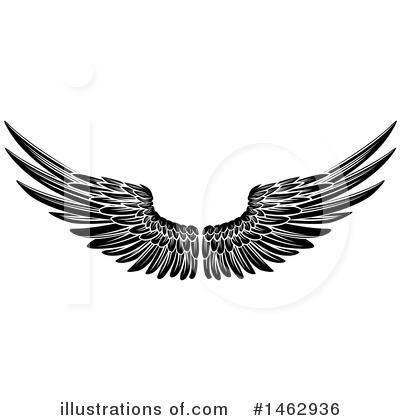 Royalty-Free (RF) Wings Clipart Illustration by AtStockIllustration - Stock Sample #1462936