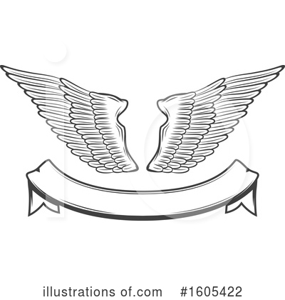 Royalty-Free (RF) Wings Clipart Illustration by Vector Tradition SM - Stock Sample #1605422
