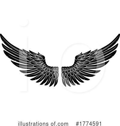 Royalty-Free (RF) Wings Clipart Illustration by AtStockIllustration - Stock Sample #1774591