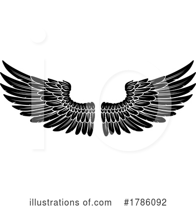 Royalty-Free (RF) Wings Clipart Illustration by AtStockIllustration - Stock Sample #1786092